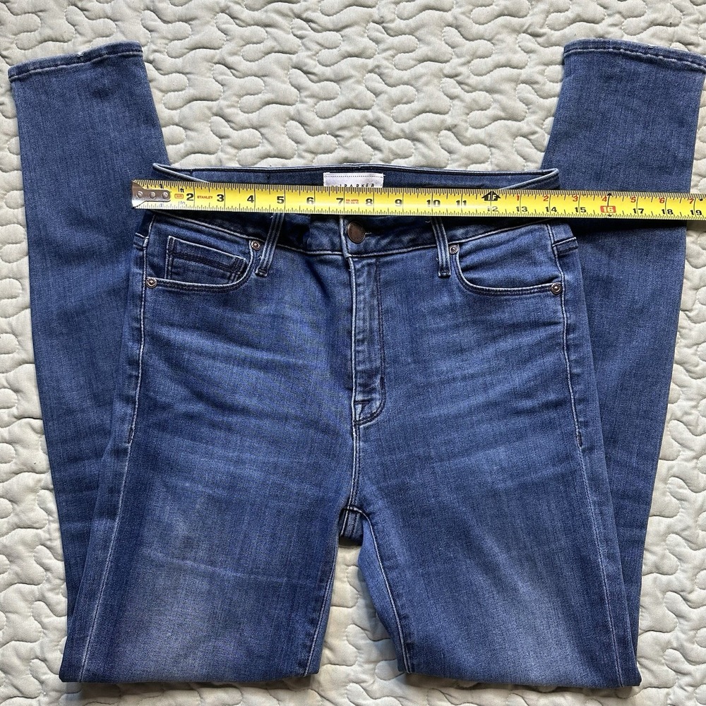 Parker Smith High Rise Blue Wash Stretch Skinny Jeans Women's Size 29 - Picture 3 of 6